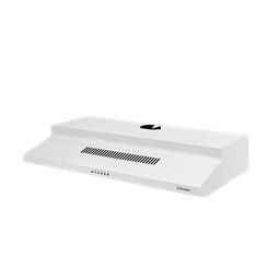 90cm fixed white rangehood.