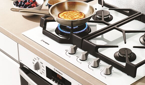 Chic white appliances as a design choice