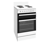 54cm white freestanding cooker