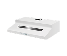 60cm white fixed rangehood