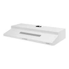 90cm fixed white rangehood.