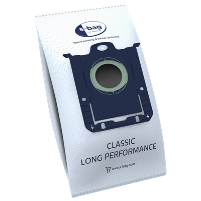 Electrolux s-bag Classic Long Performance Dust Bags (E201S, 4 pack)