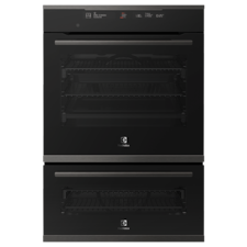 60cm dark multifunction pyrolytic duo oven