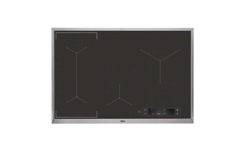 80cm SensePro 4 zone induction cooktop (IAE84881XB) AEG Australia