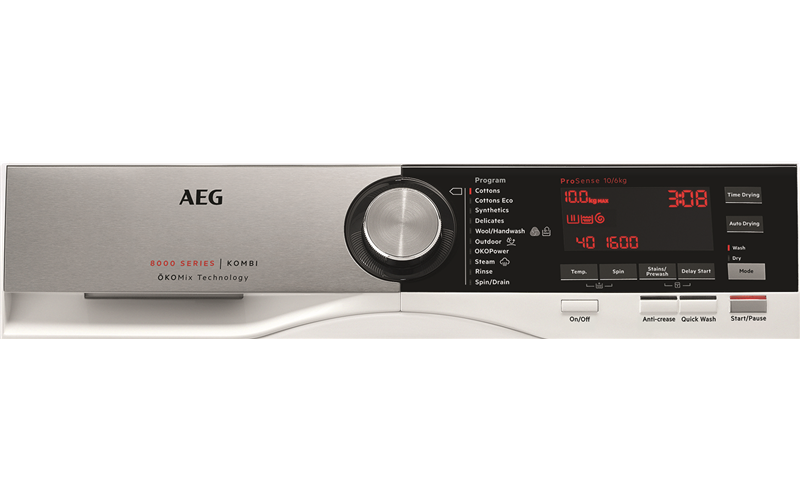 AEG 10kg washer 6kg dryer Combi L8WEC166R