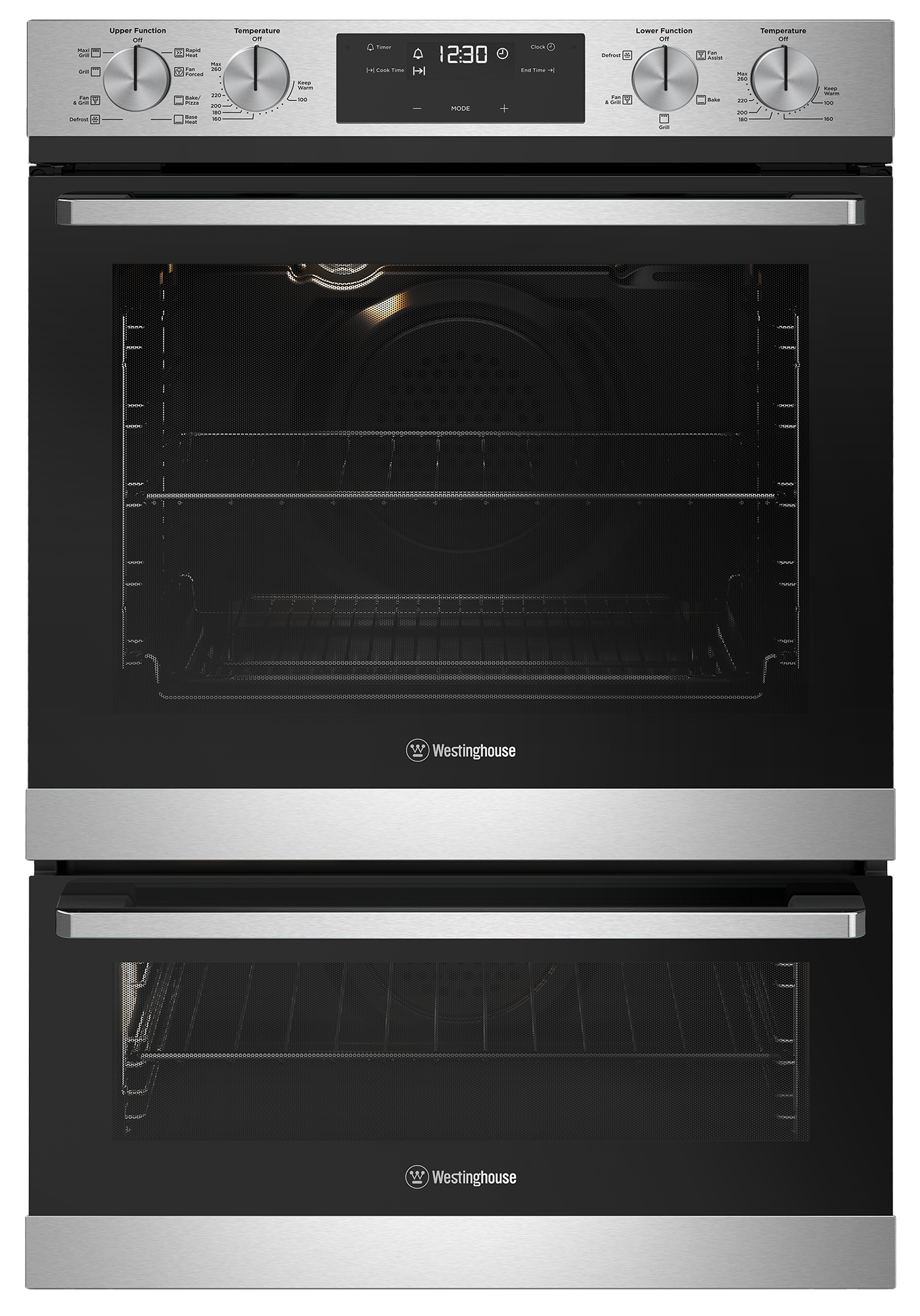 60cm multifunction 8/5 duo oven, stainless steel (WVE625SC