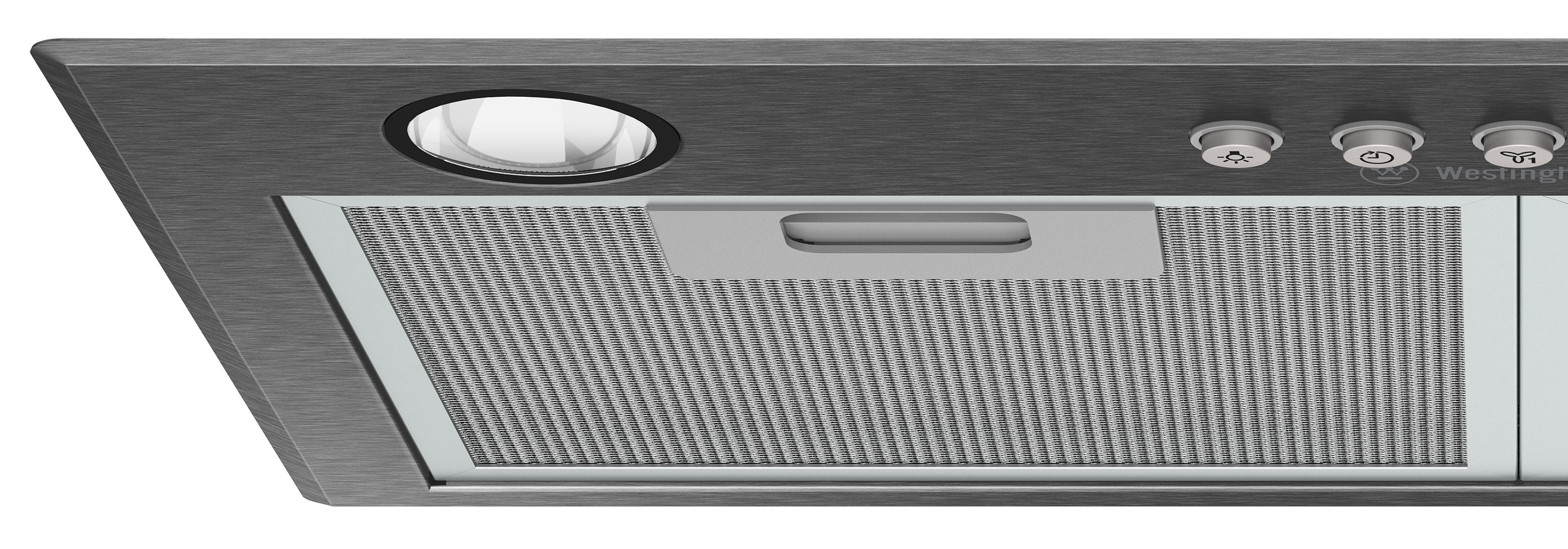 50cm integrated rangehood, dark stainless steel (WRI514BB