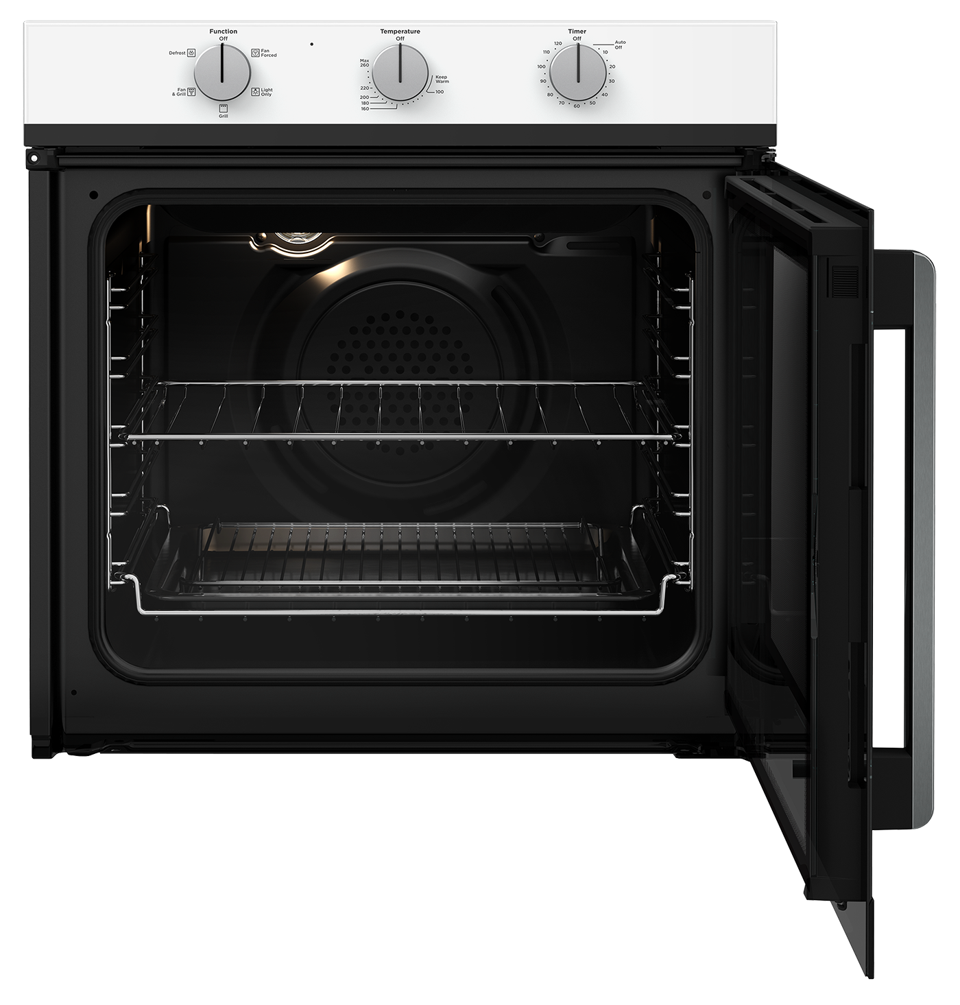 60cm MultiFunction 5 Oven With Side opening White (WVES613WC