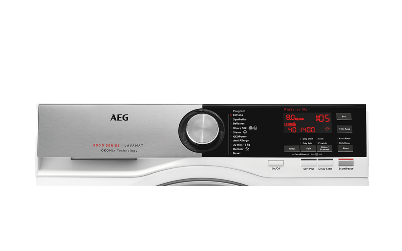 AEG 8kg 8000 series front load washing machine LF8C8412A