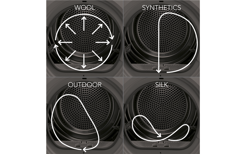 AEG 8kg 9000 series SensiDry heat pump dryer T9DHA866C