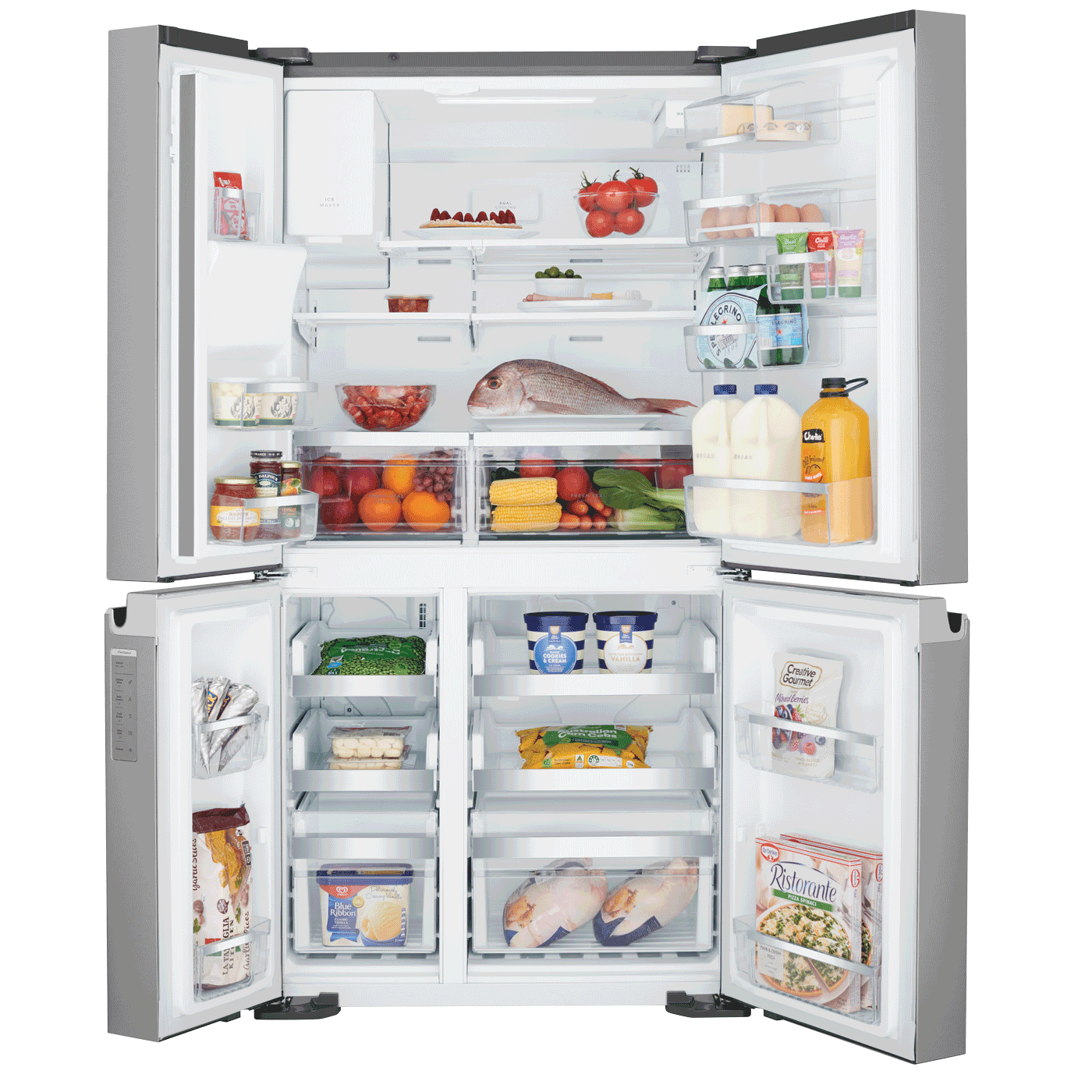 680L French Door Fridge, Stainless steel (WQE6870SA) Westinghouse