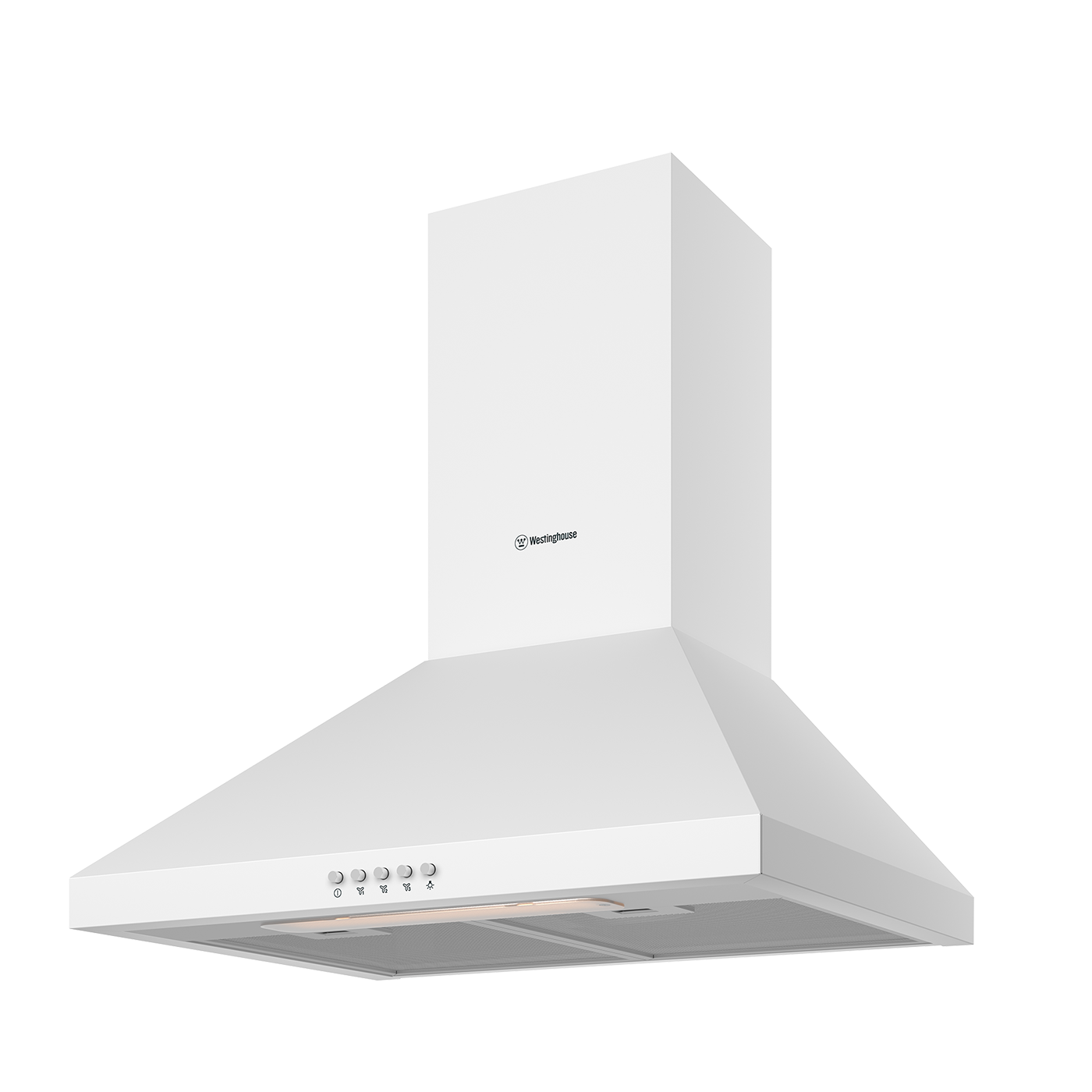 60cm canopy rangehood, white (WRC604WC) Westinghouse New Zealand