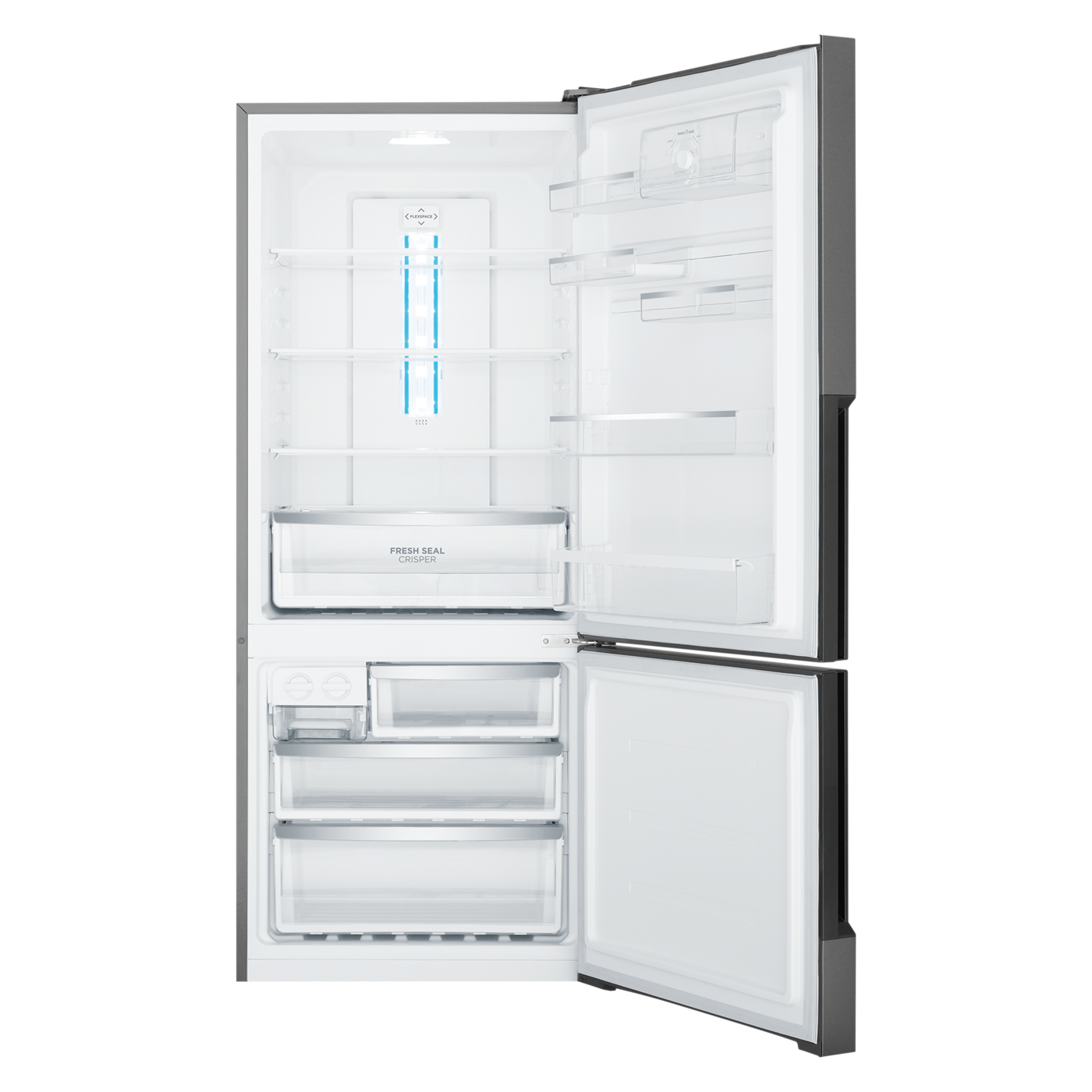 453L Dark Stainless bottom mount fridge (WBE4500BC)