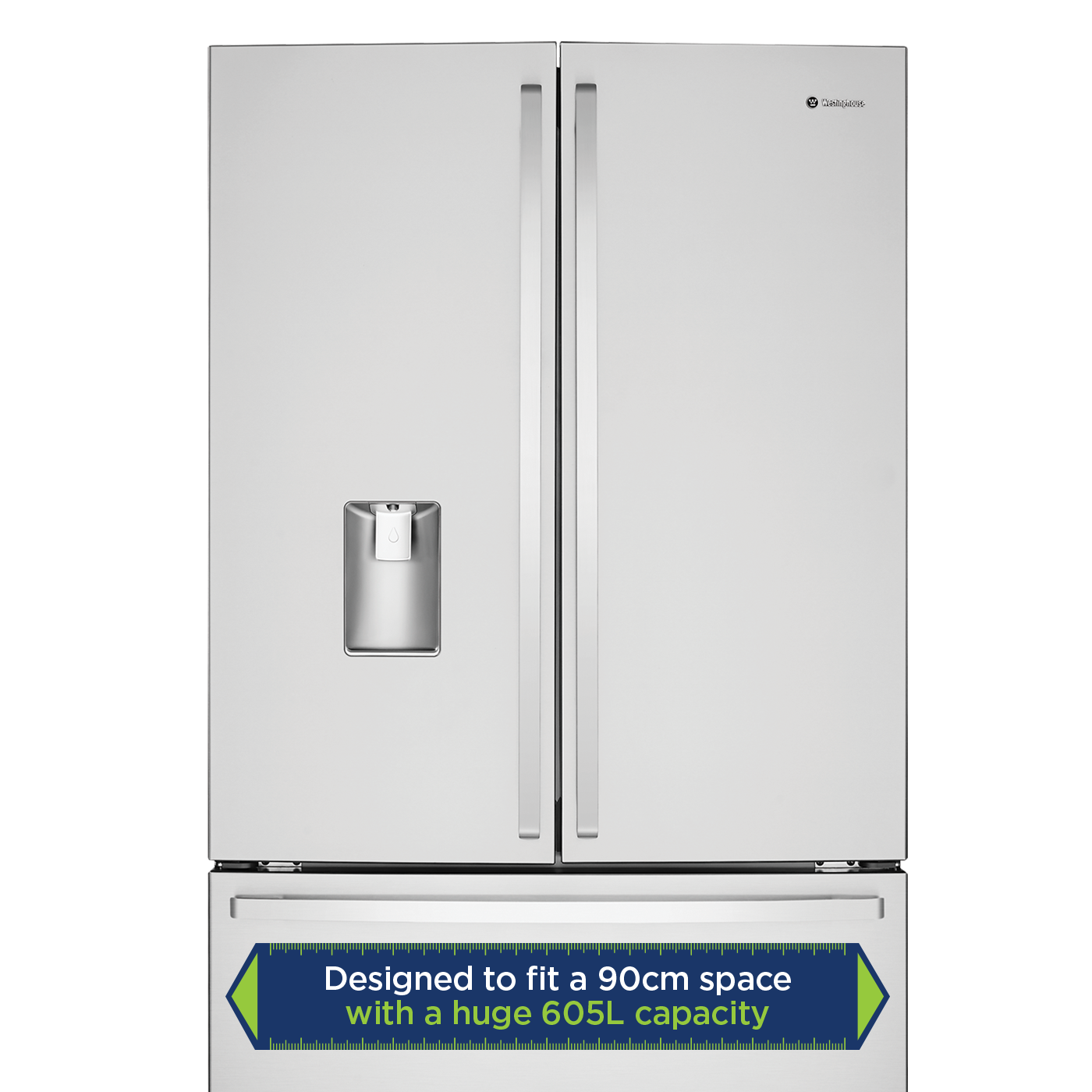 605L Stainless Steel French Door (WHE6060SB) Westinghouse Australia