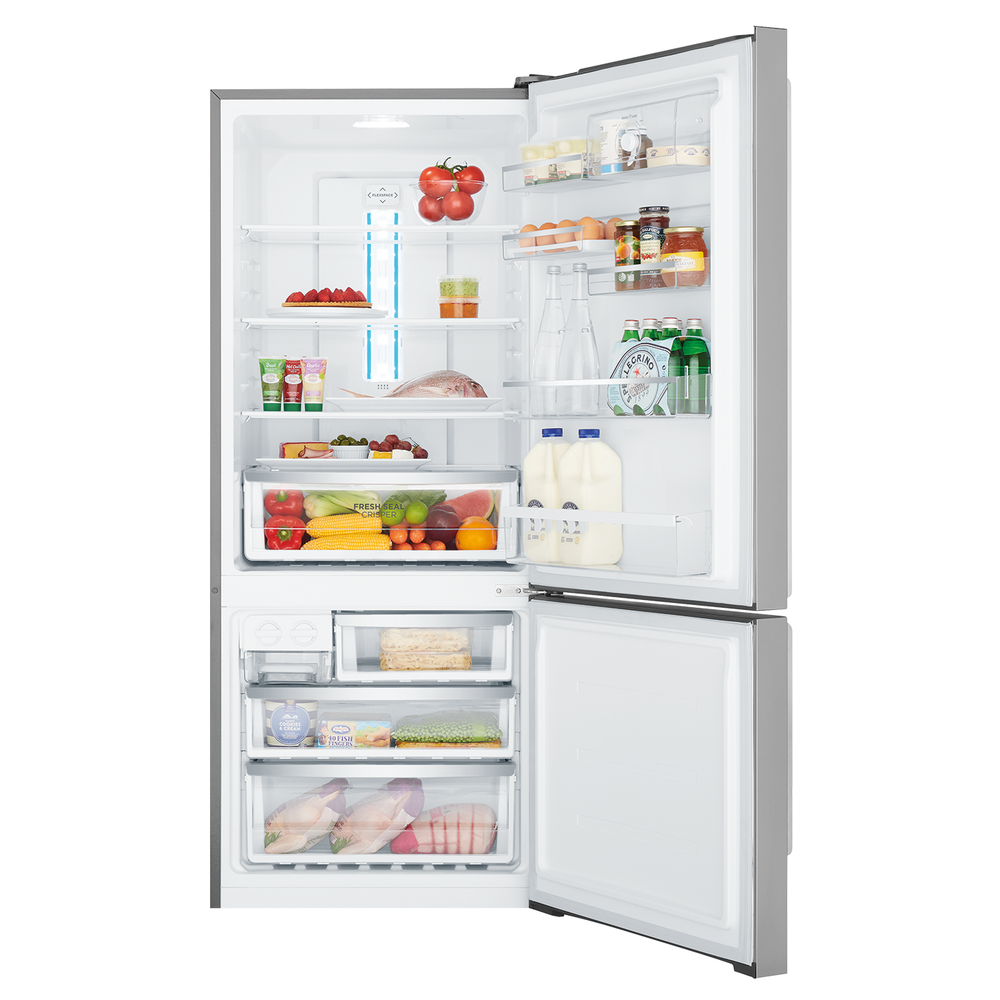 453L Stainless steel bottom mount fridge (WBE4504SC) Westinghouse