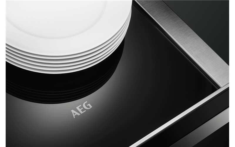 AEG 14cm built-in warming drawer, stainless steel KDK911424M