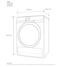 8kg UltimateCare 900 heat pump dryer with 3D Sense