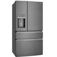 609L French door fridge - Dark stainless steel