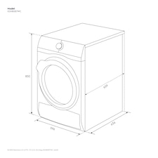 8KG UltimateCare Plus Heat Pump Dryer