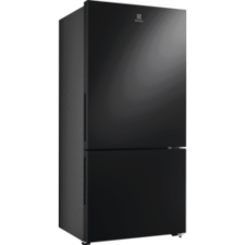 496L Bottom Mount Fridge Freezer, Matt Charcoal Black