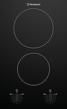 30cm 2 Zone Ceramic Cooktop with Knob Control - Series 3
