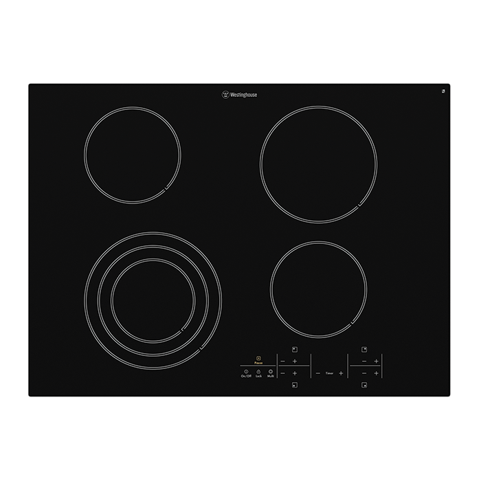 70cm electric ceramic cooktop (WHC744BA) Westinghouse Australia