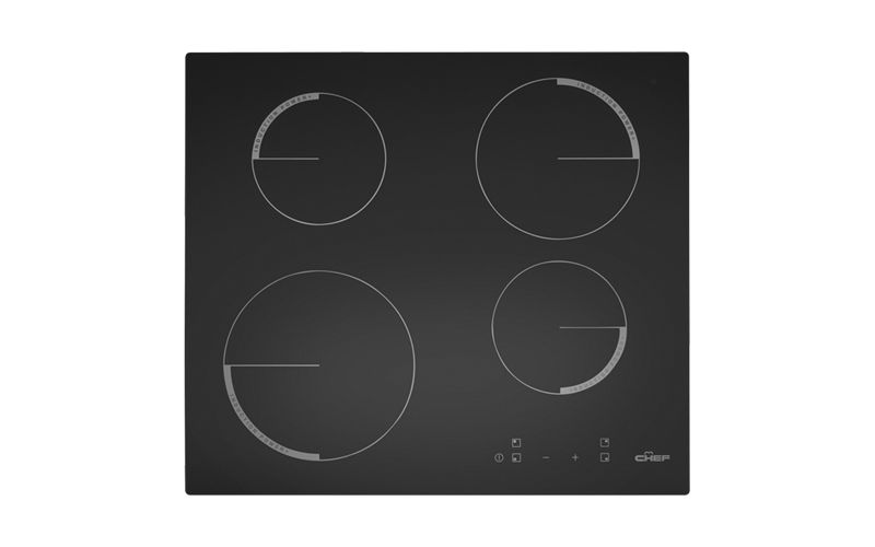 60cm Boosted Induction Cooktop Chi643ba Chef Australia