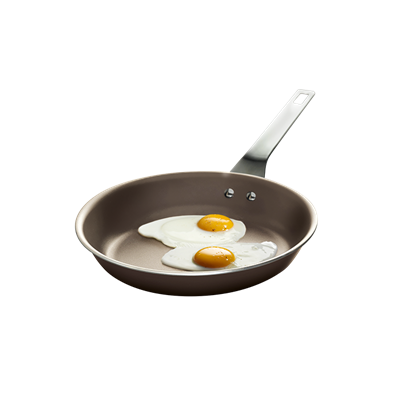 AEG Aluminium Frying Pan 2 Set in Champagne