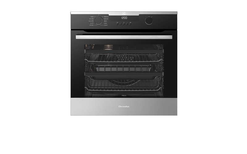 60cm multifunction 10 pyrolytic wall oven (EVEP614BB) Electrolux