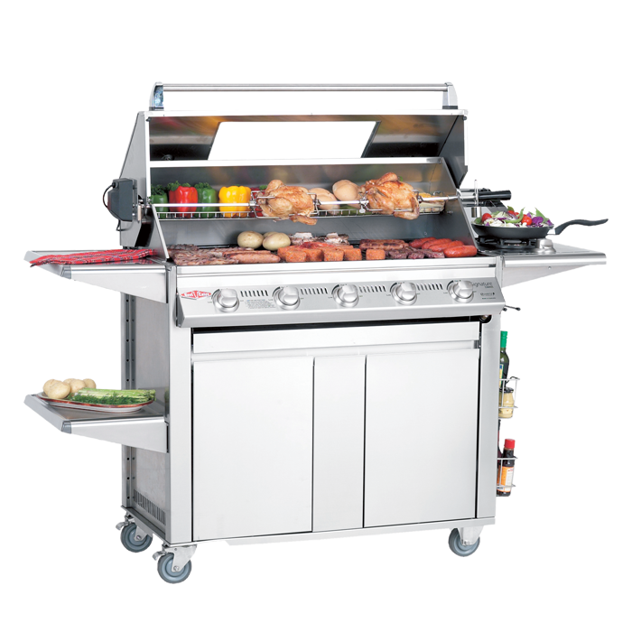 beefeater 5 burner bbq rotisserie