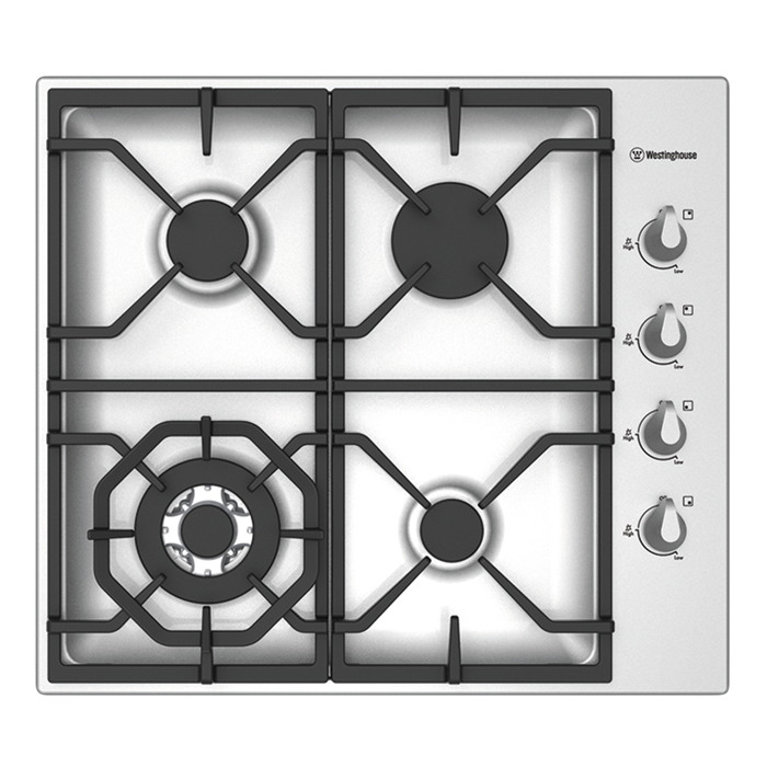 60cm cooktop, 4 burners incl. wok (WHG645SA) Westinghouse Australia