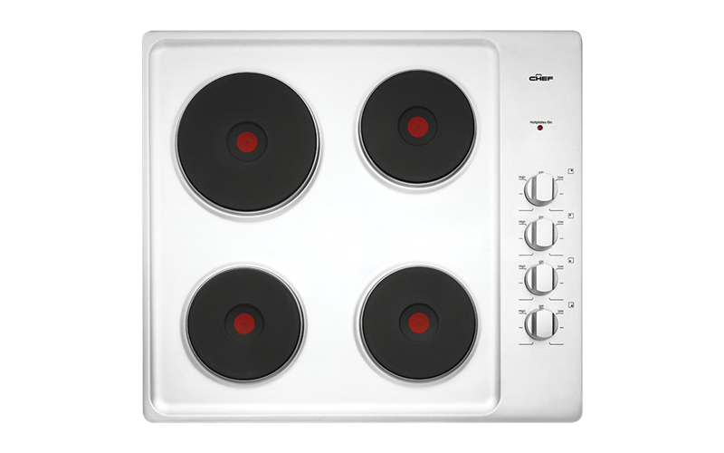 Electric 4 Solid Element Cooktop Chs642sa Chef Australia