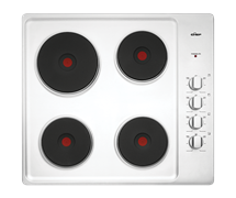 Electric 4 solid element cooktop