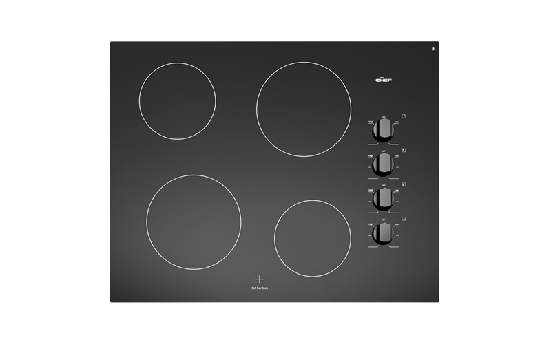 4 Zone Ceramic Cooktop Chc644ba Chef Australia