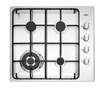 60cm 4 burner stainless cooktop