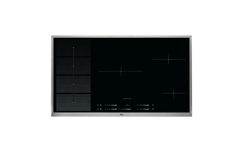 90cm 5 Zone Hob2Hood Induction Cooktop (HKP95510XB) AEG New Zealand
