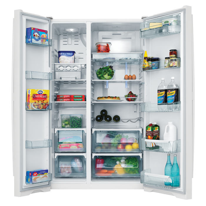700L White Side by Side Refrigerator (WSE7000WE)