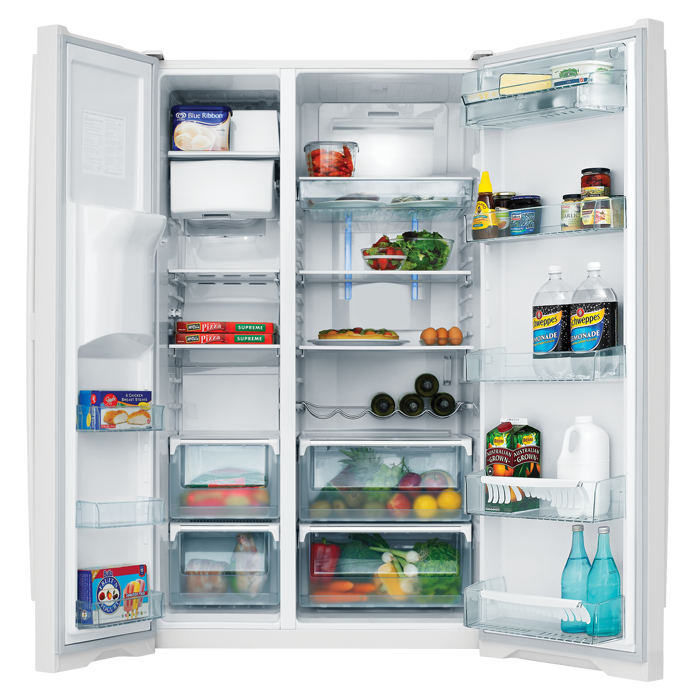 690L Classic White Side by Side Ice and Water Refrigerator (WSE6970WE)