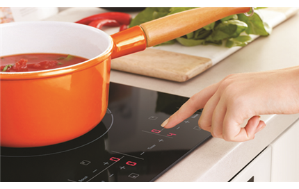 Touch on glass controls